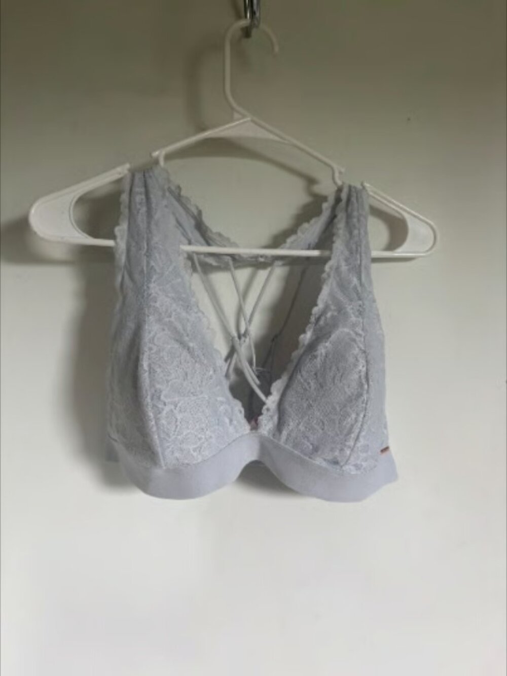 Victoria Secret Off White Lace Strappy Bralette